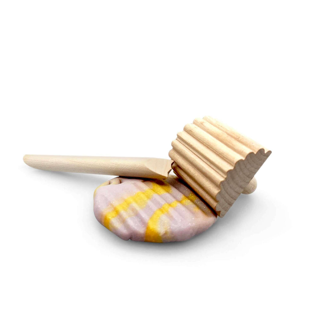 Natural Wood Playdough Tools | 9-Piece Set
