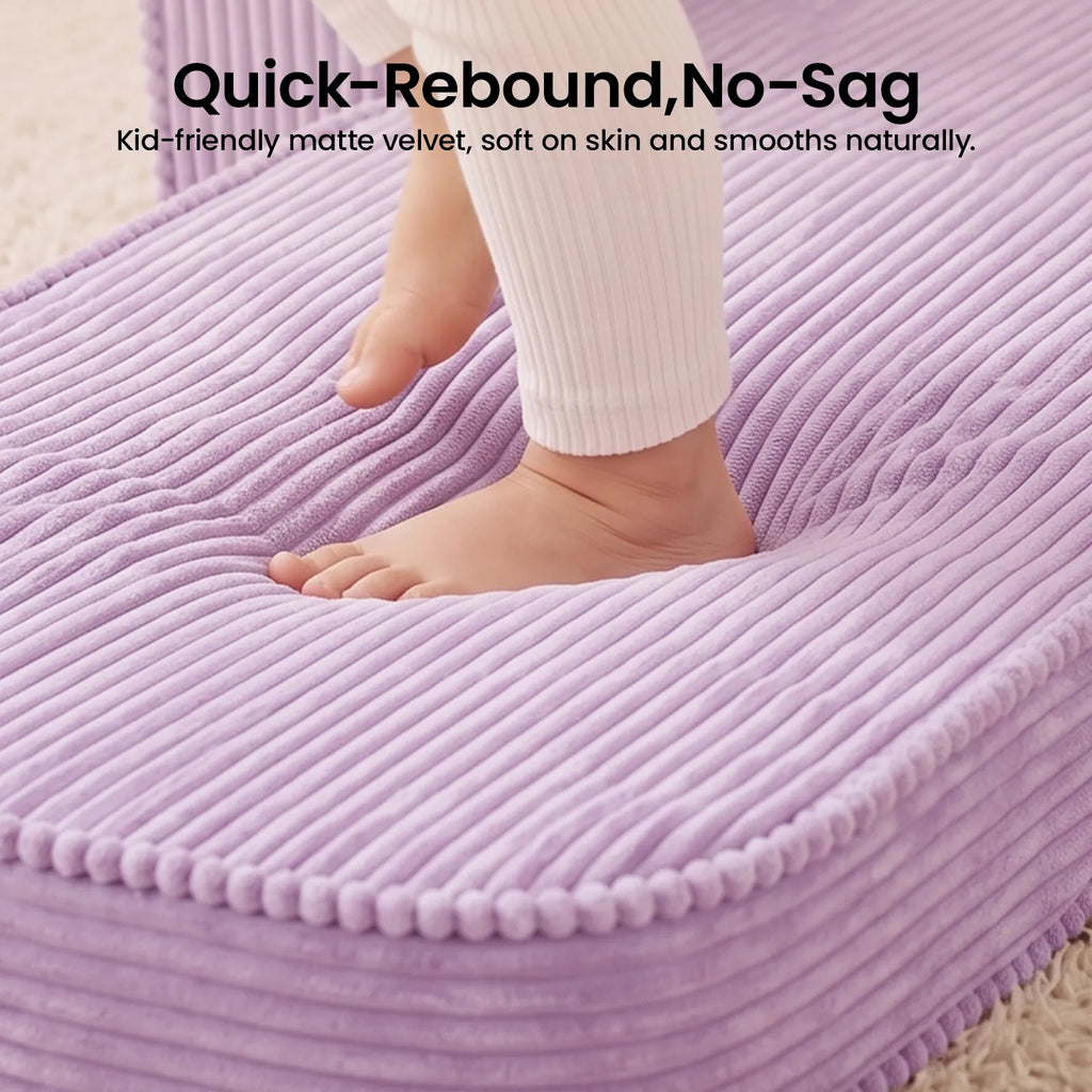 Tiny Land® GentleSnug Corduroy Kids Flip-Out Chair
