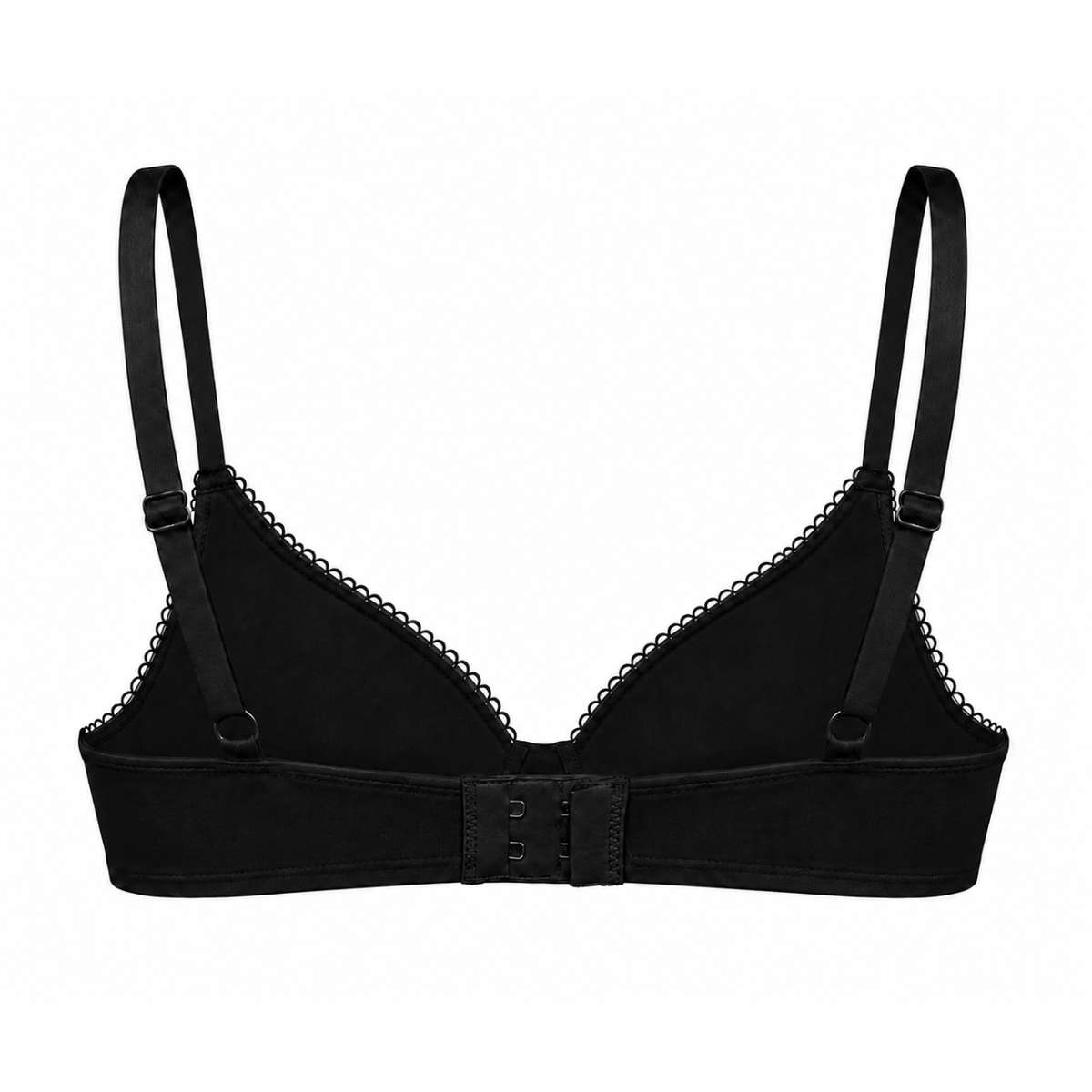 Organic Cotton Wireless Plunge Bralette