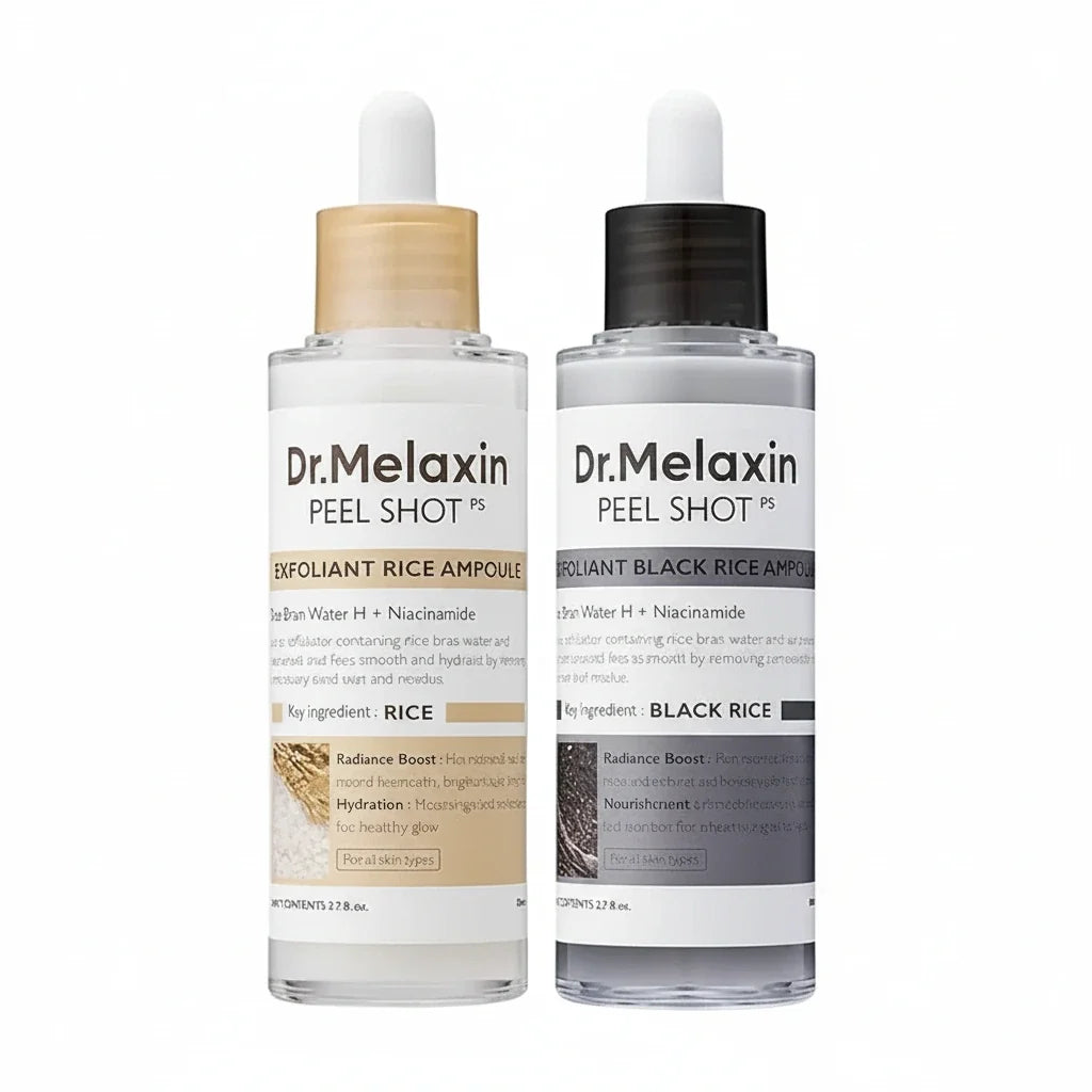 Dr.Melaxin Peel Shot Glow (White Rice & Black Rice) Essence 80ml