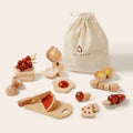 Tiny Land® Wooden Cut & Play Fruit and Vegetable Set