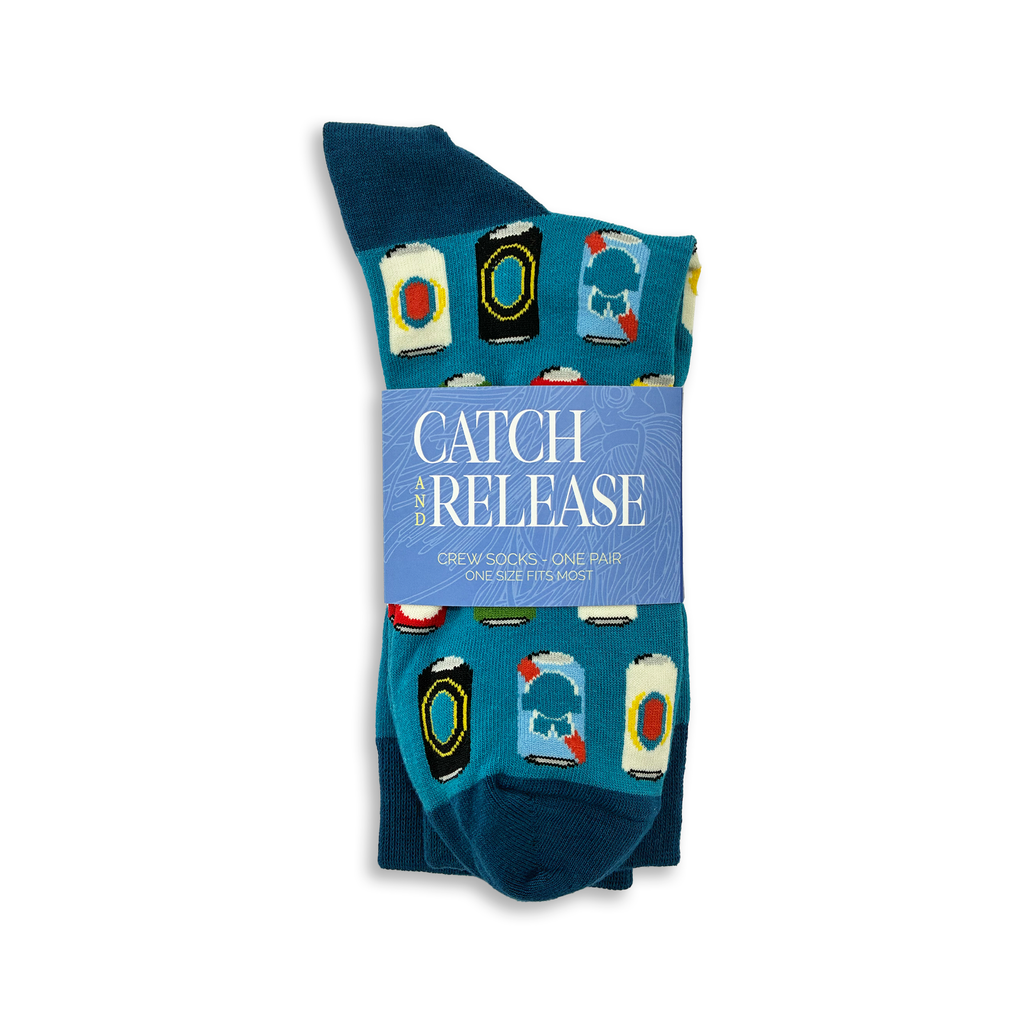 Hoppy Feet Beer Can Socks