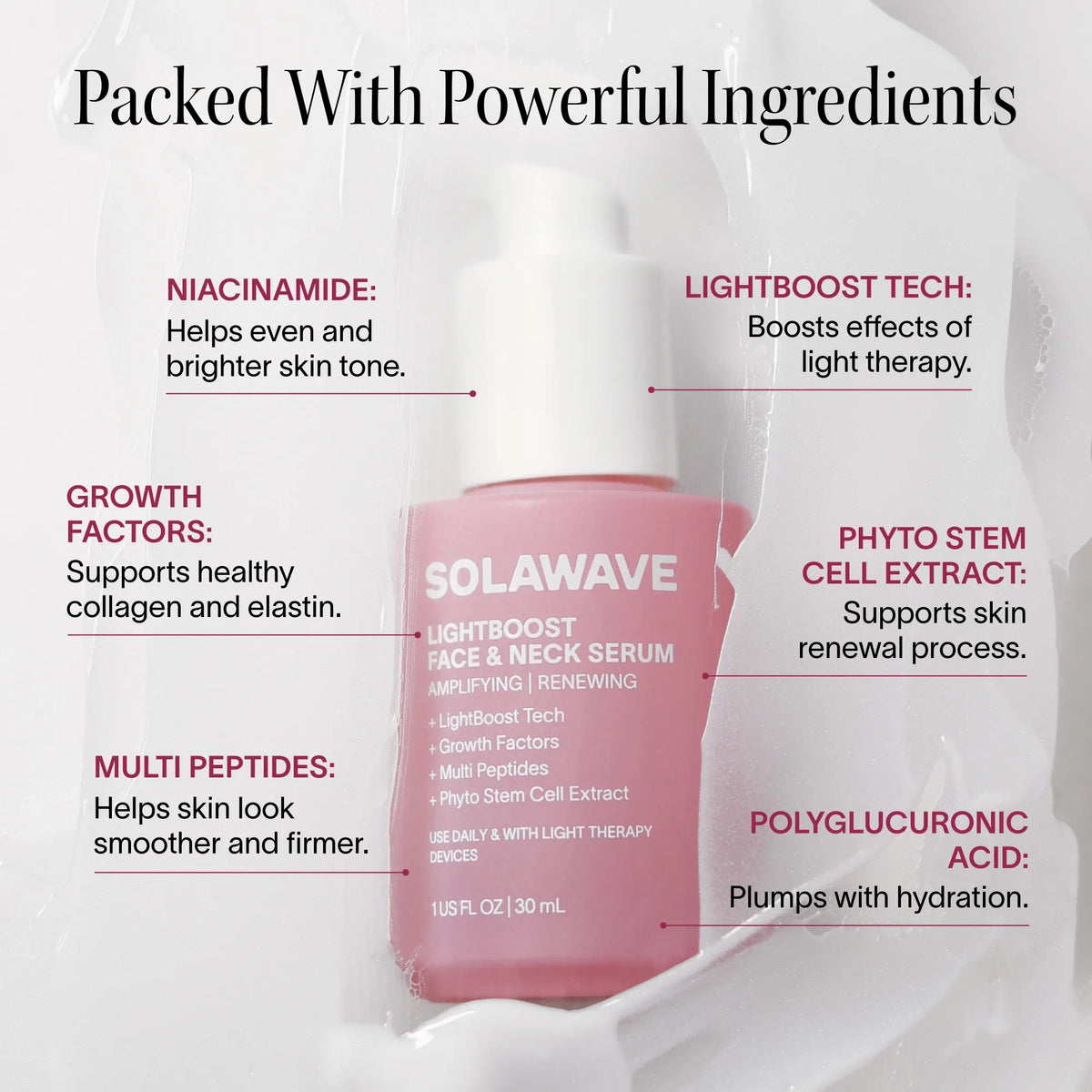 Solawave LightBoost Face & Neck Serum