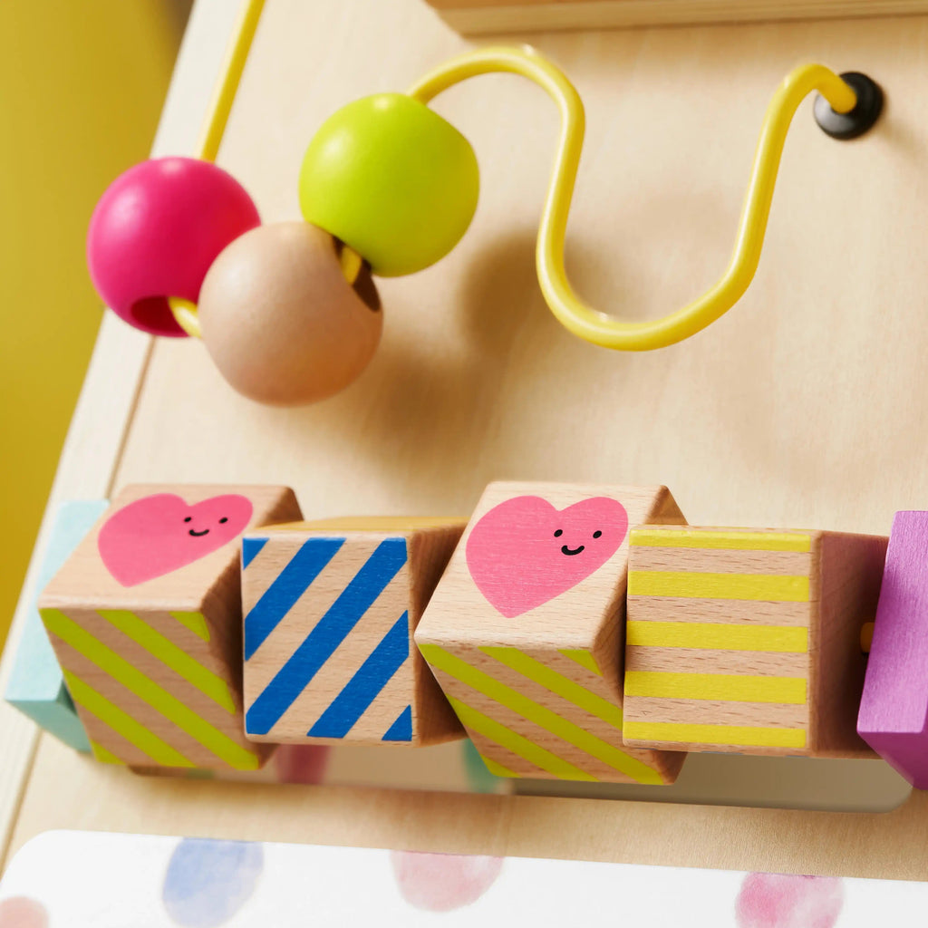 Tiny Land® Rainbow Wooden Activity Push Walker