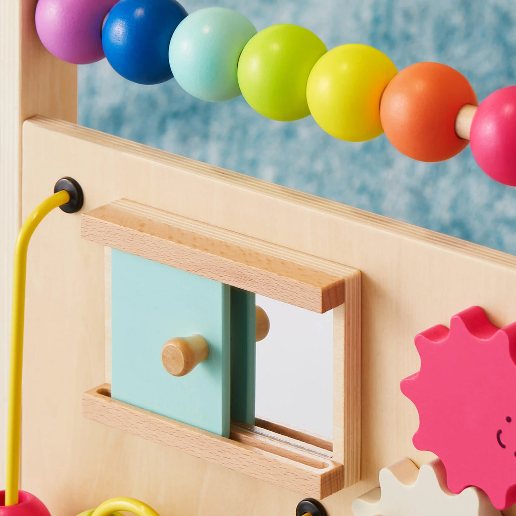 Tiny Land® Rainbow Wooden Activity Push Walker