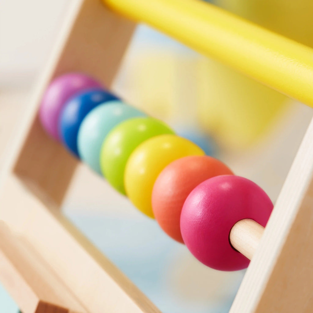 Tiny Land® Rainbow Wooden Activity Push Walker