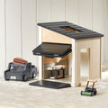 Tiny Land® Wooden Dollhouse Garage & Truck Set