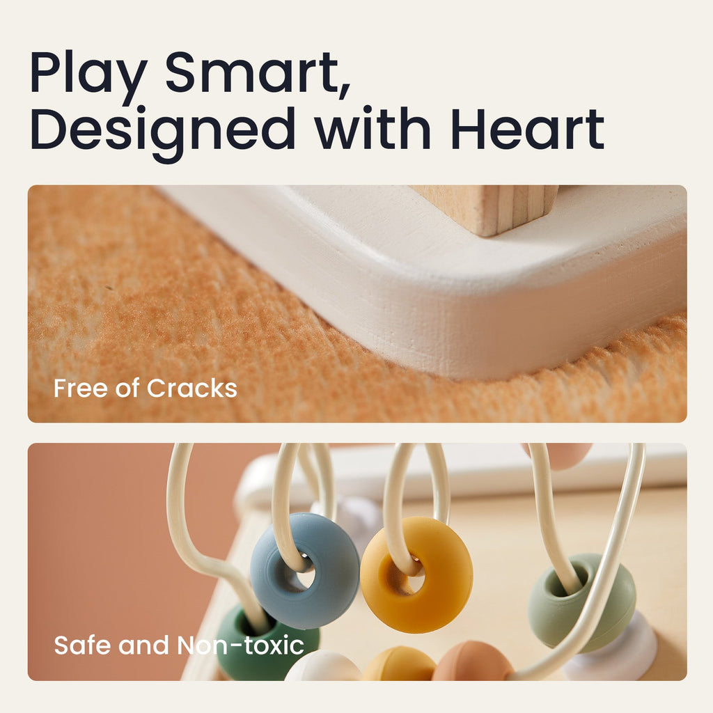 Tiny Land® Cottage Activity Cube | Morandi