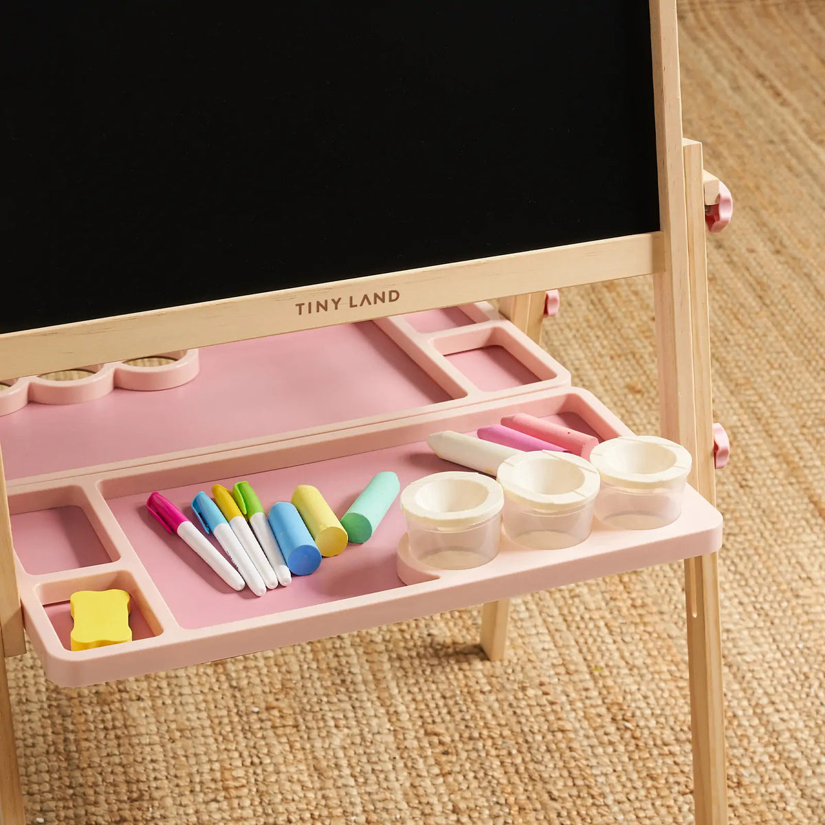 Tiny Land® Magnitales Art Easel & Paper Roll Bundle