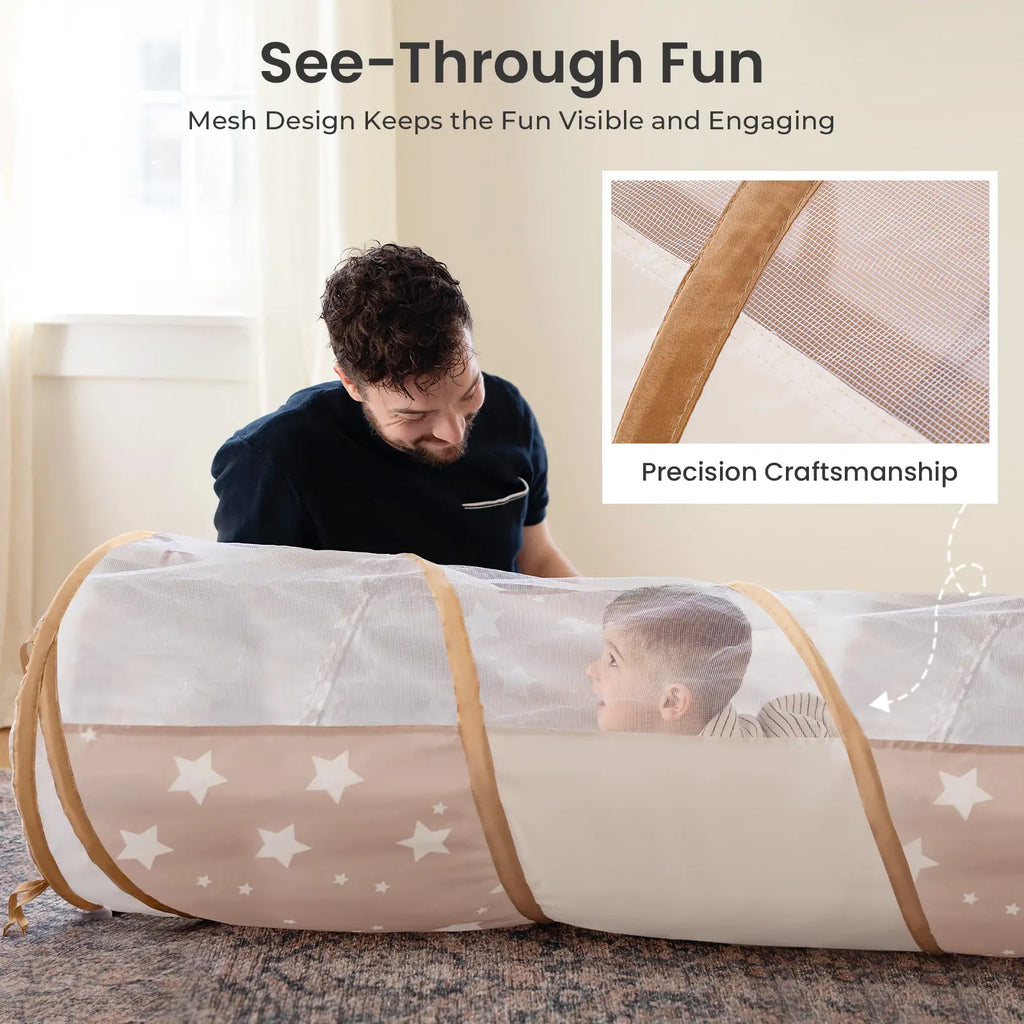 Tiny Land® Adventure Foldable Kids Play Tunnel