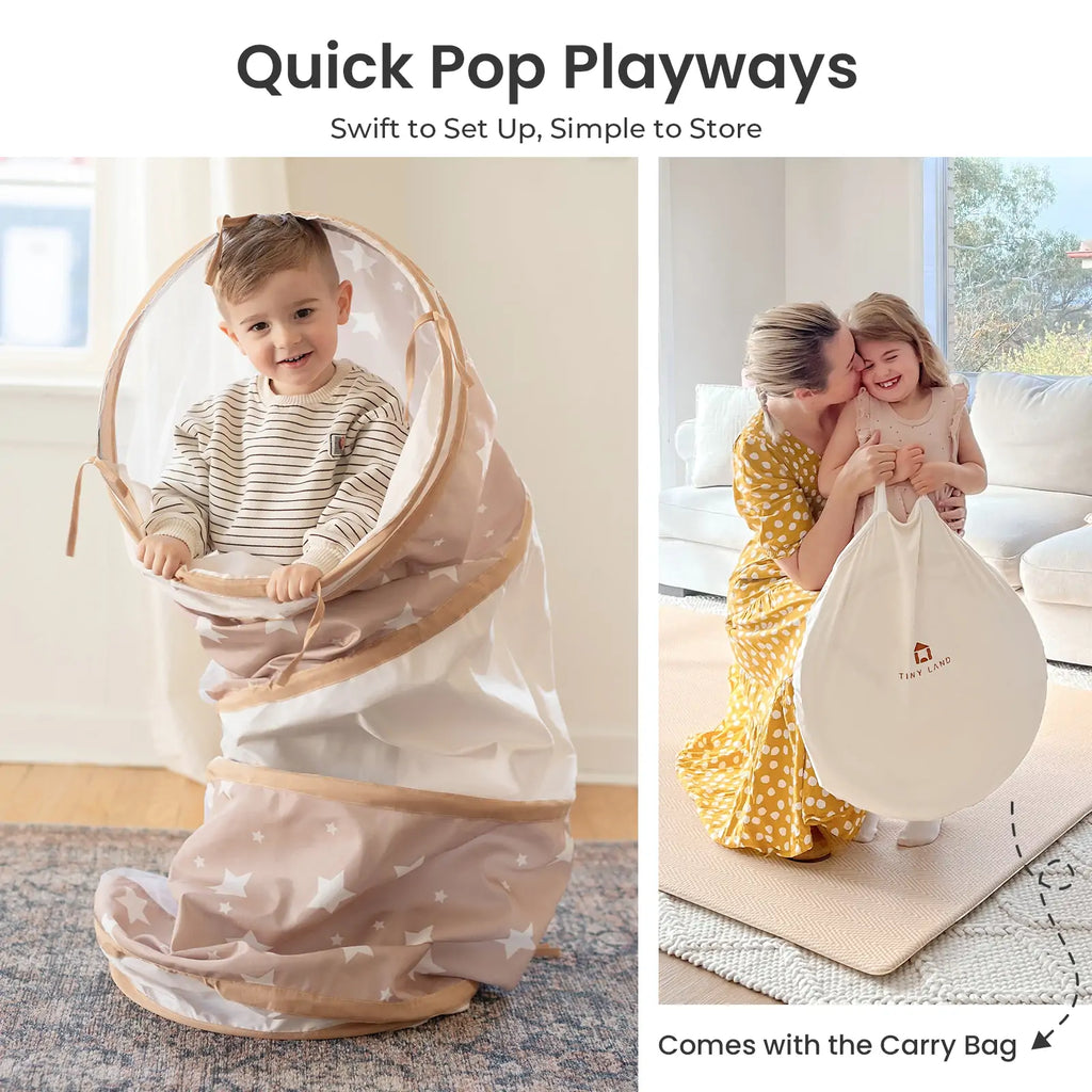 Tiny Land® Adventure Foldable Kids Play Tunnel