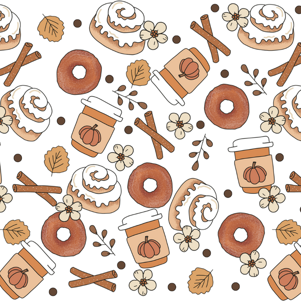 Pumpkin Spice & Cinnamon Glass Cups