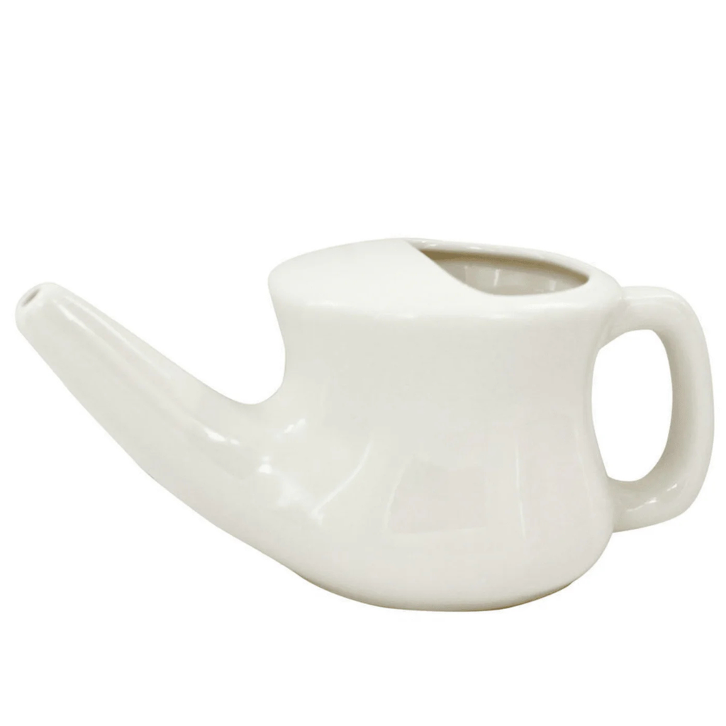 Ceramic Neti Pot | Ayurvedic Nasal Cleansing Tool