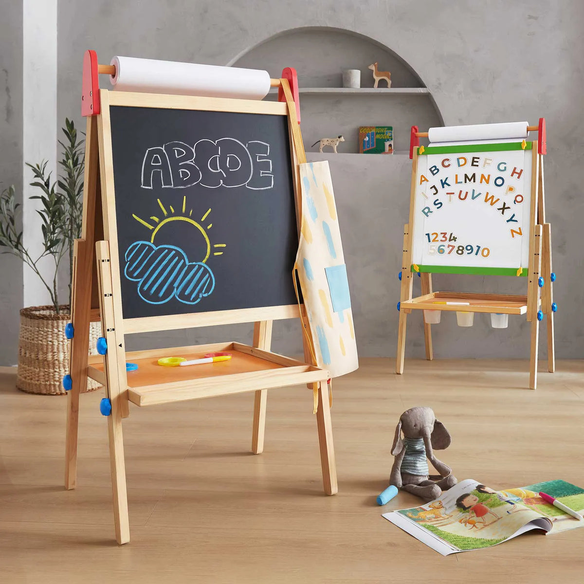 Tiny Land® Adjustable 3-in-1 Kids Art Easel