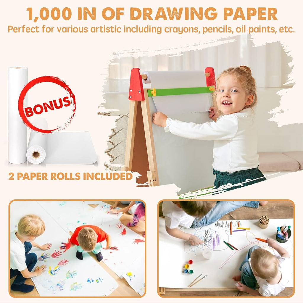 Tiny Land® Adjustable 3-in-1 Kids Art Easel