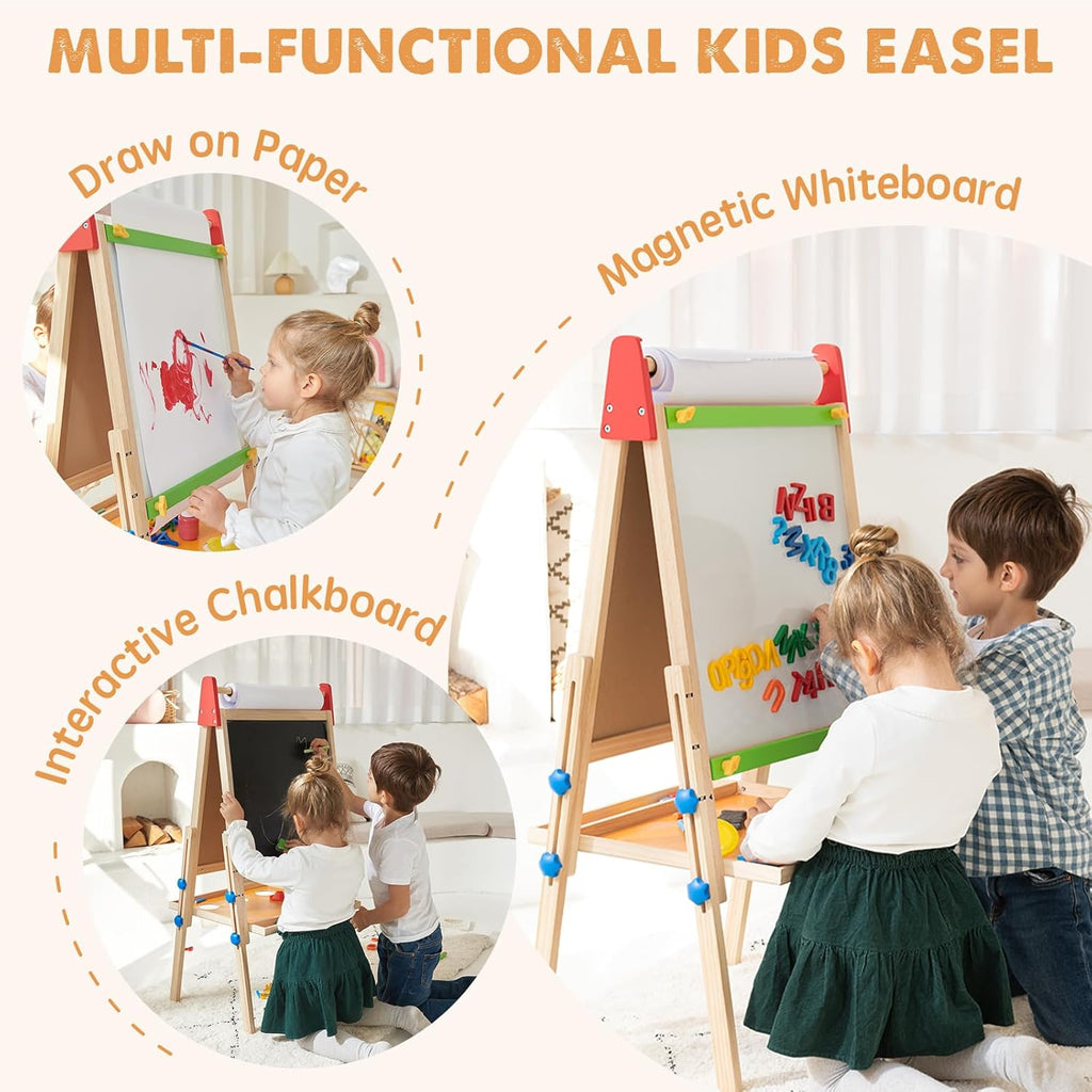 Tiny Land® Adjustable 3-in-1 Kids Art Easel