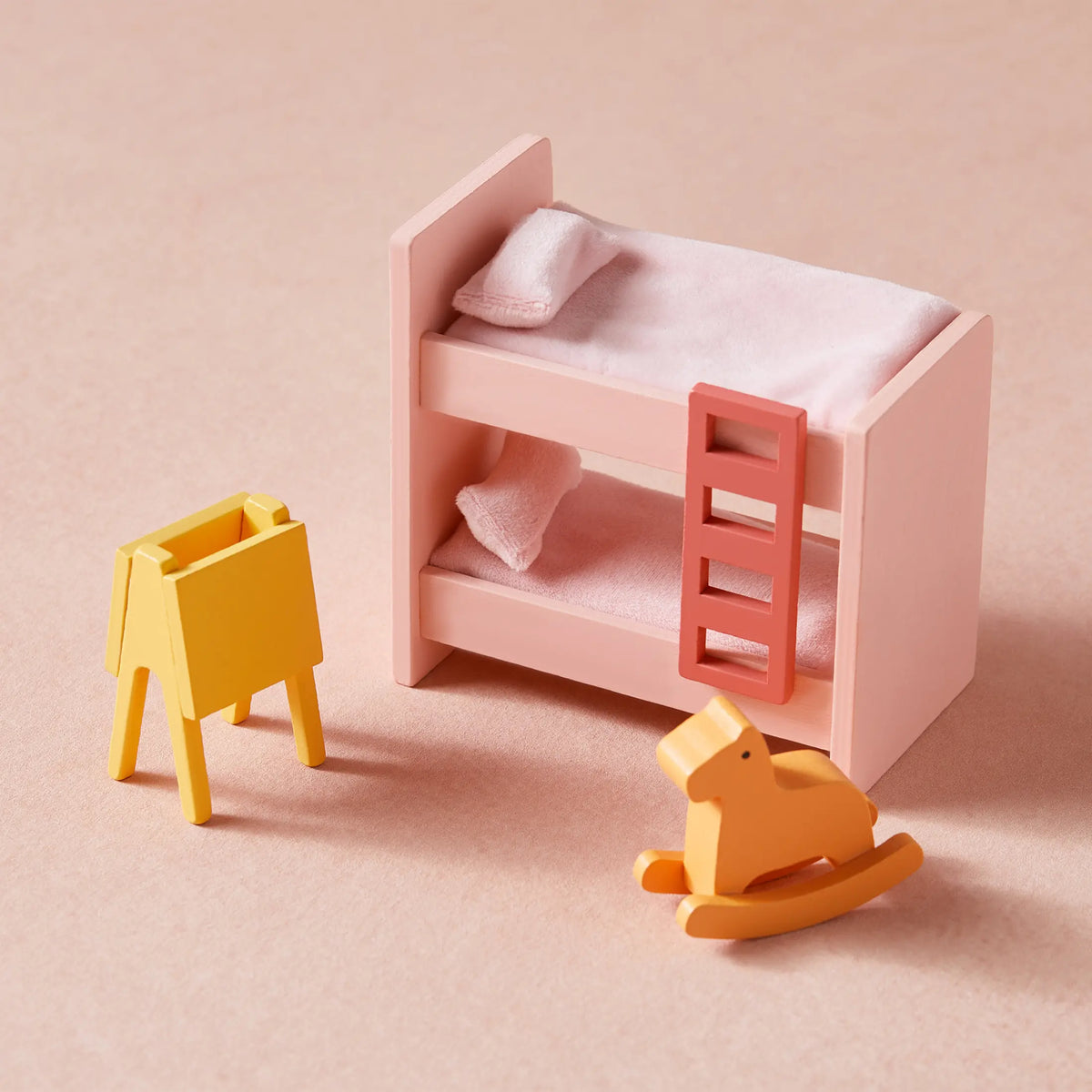 Tiny Land® Sweetwood Wooden Dollhouse with 30 Furniture Pieces