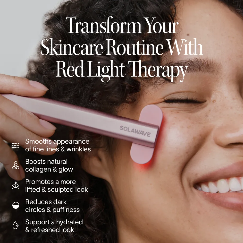 Solawave 4-in-1 Skincare Wand & LightBoost Serum Kit