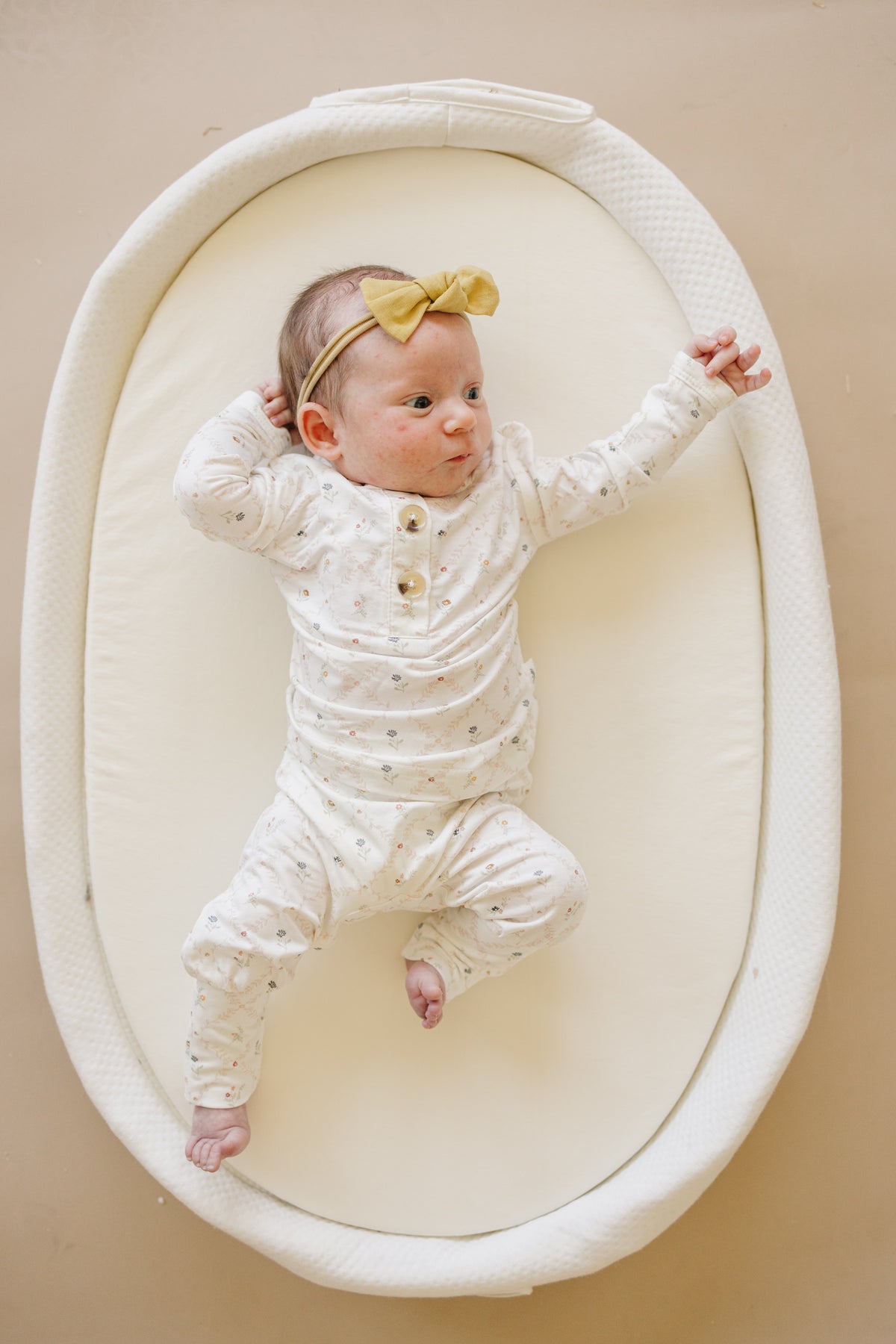Vintage Blooms 2-Piece Henley Bamboo Pajamas | Soft Floral Kids PJ Set | Little Joy Co.