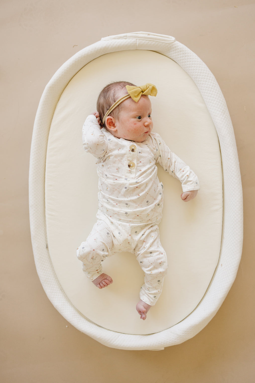 Vintage Blooms 2-Piece Henley Bamboo Pajamas | Soft Floral Kids PJ Set | Little Joy Co.