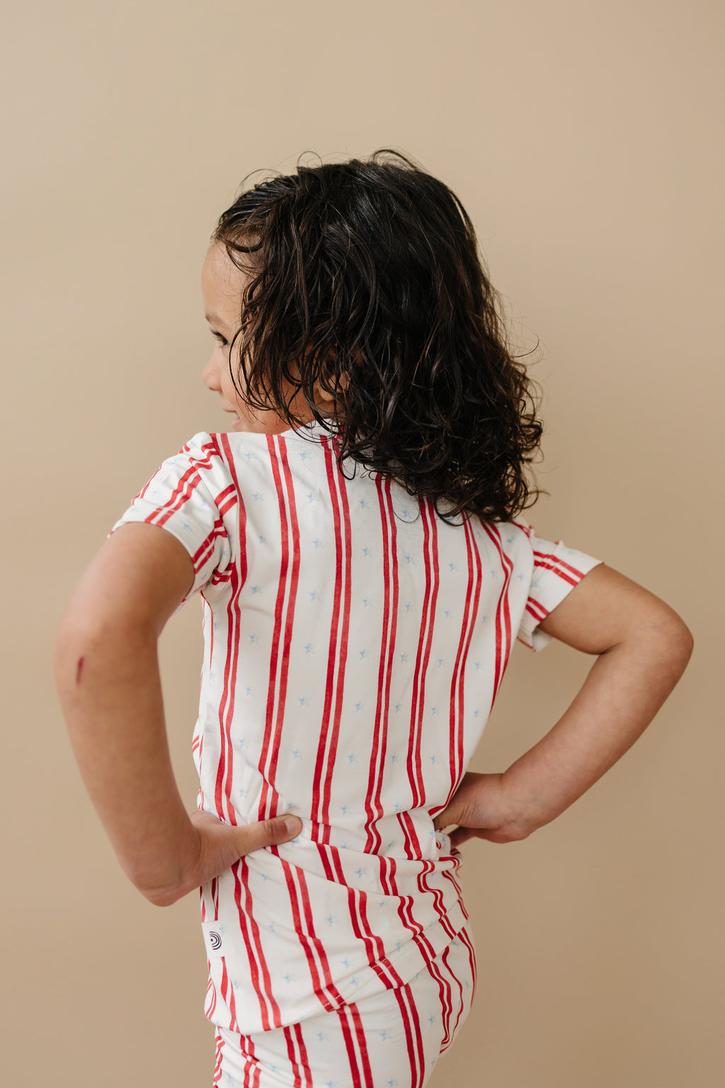 Stars & Stripes 2-Piece Bamboo Pajamas | Patriotic Kids PJ Set | Little Joy Co.