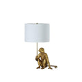 Golden Monkey Sculptural Table Lamp | 25.5"
