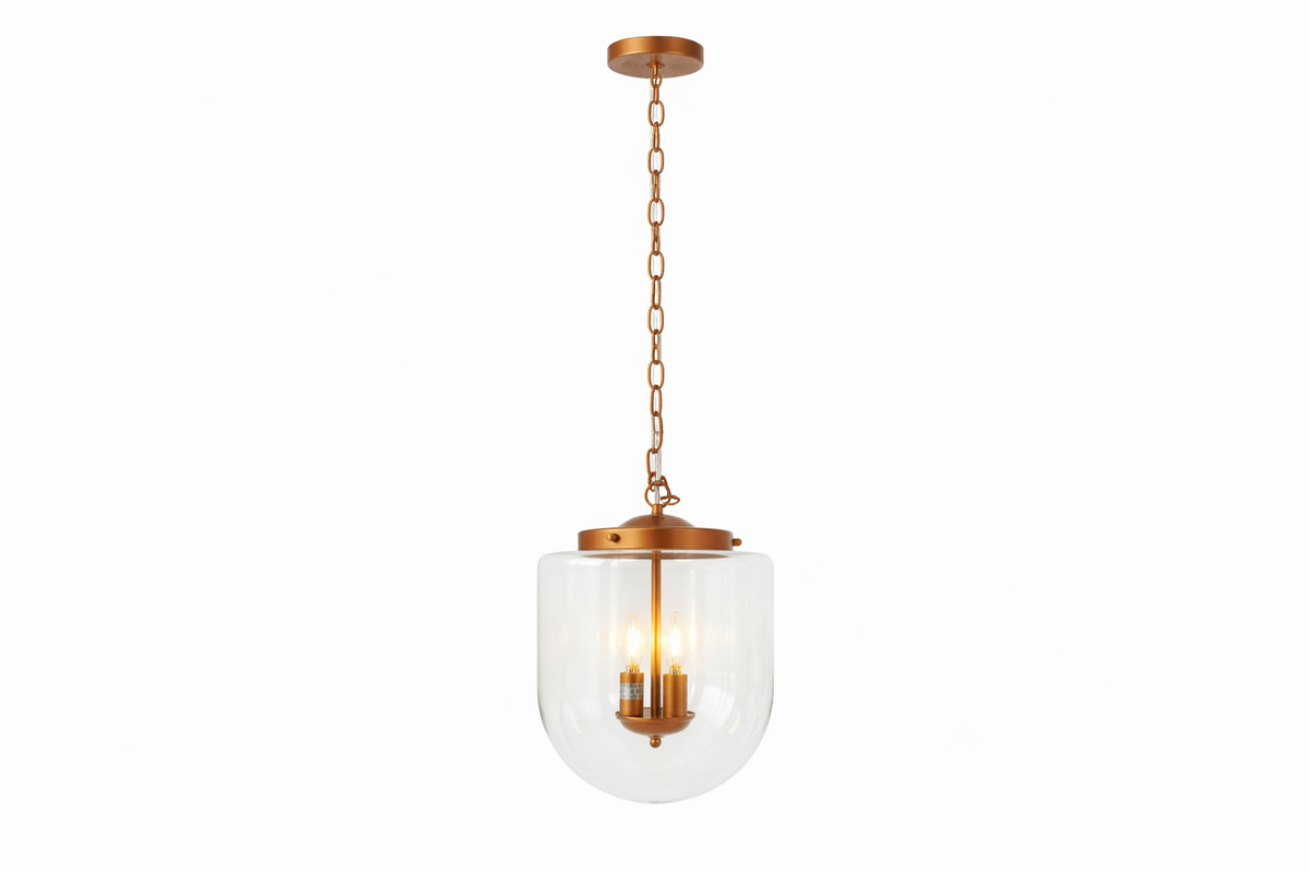 Delphi Clear Glass Pendant Light
