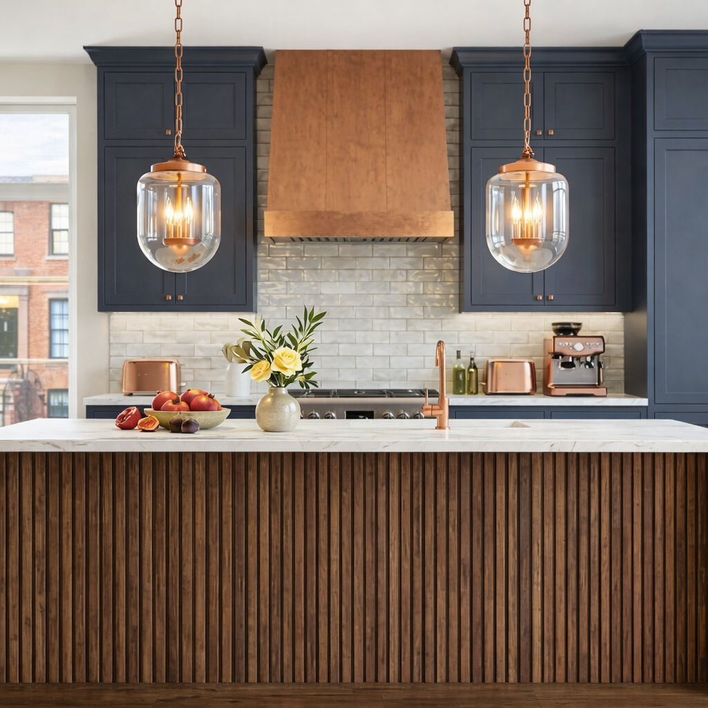 Delphi Clear Glass Pendant Light