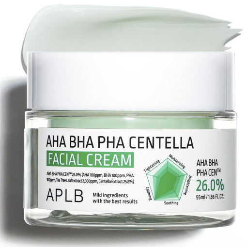 APLB AHA BHA PHA Centella Facial Cream 55ml