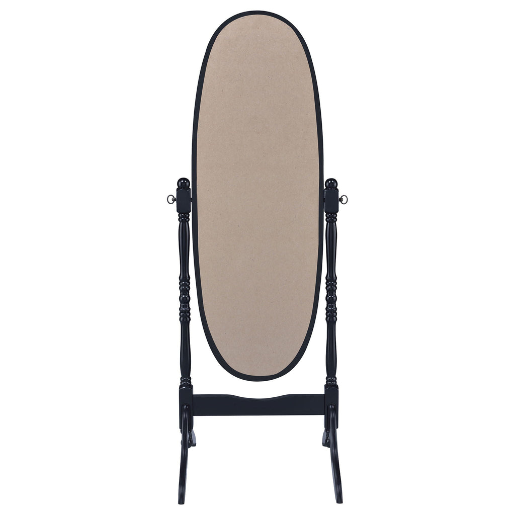 Foyet Adjustable Full-Length Cheval Mirror | Black