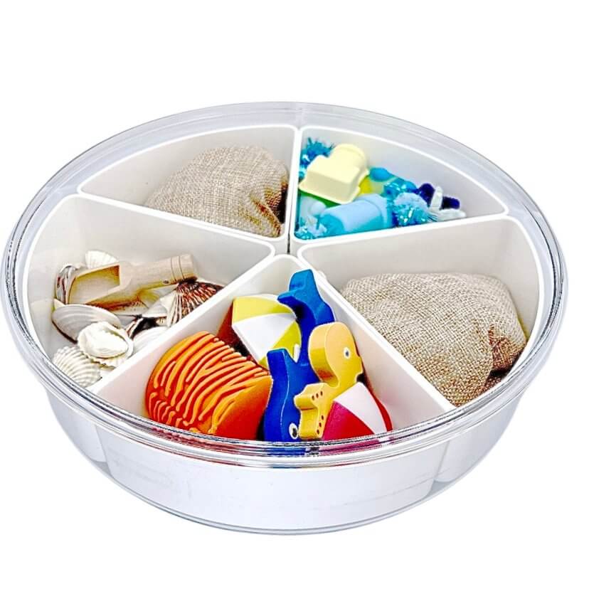 Beach Day Ocean Sensory Play Kit with Kinetic Sand