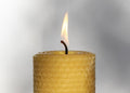 Organic Beeswax Candle – Natural Honey-Scented Healing Candle