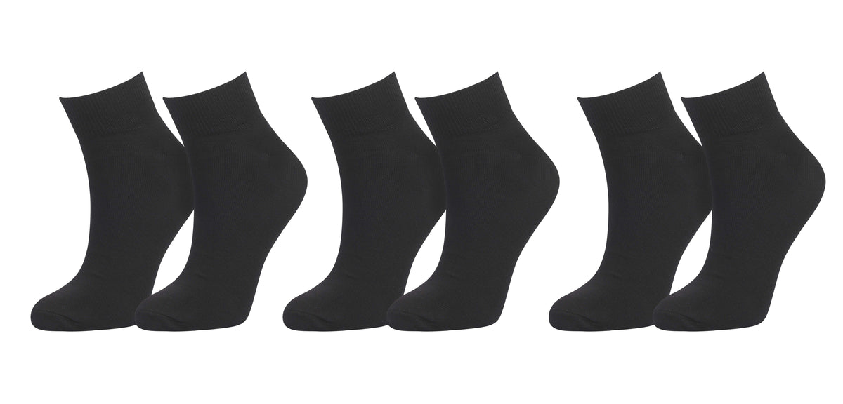 Organic Cotton Ankle Socks 3-Pack | OEKO-TEX Certified, Breathable Everyday Socks | tittimitti®