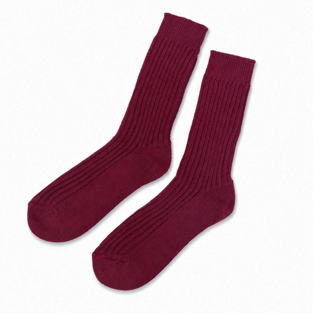 tittimitti Men's 100% Organic Cotton Boot Socks | 1 Pair | Made in Italy