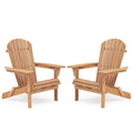 Folding Wood Adirondack Chairs | Set of 2