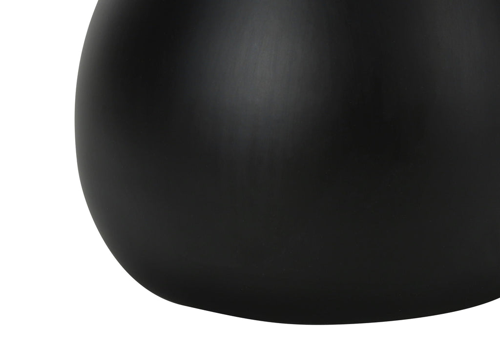 Contemporary Table Lamp Set with Ivory Linen Shades - Black