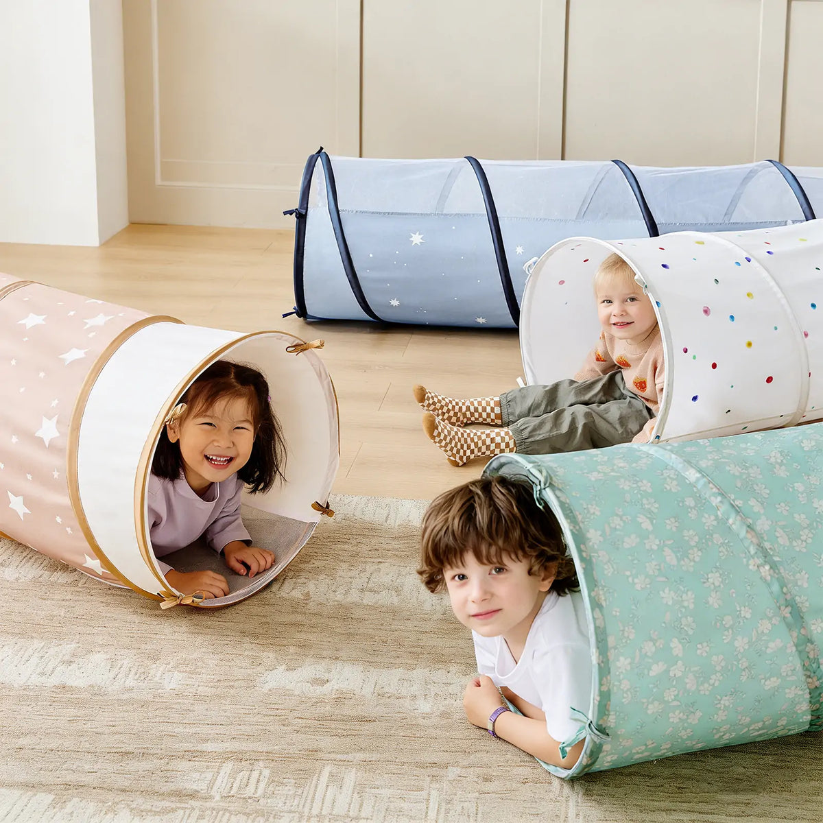 Tiny Land® Adventure Foldable Kids Play Tunnel