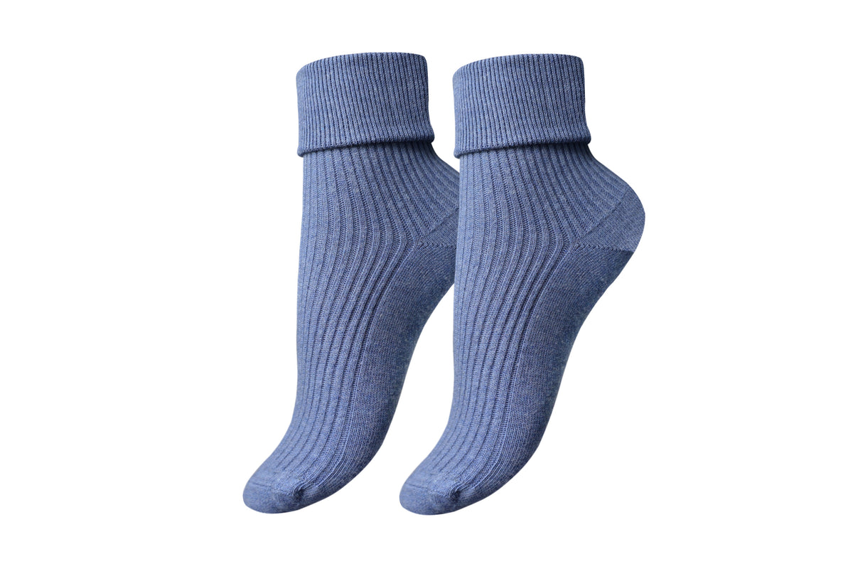 Women's 100% Organic Combed Cotton Socks — Made in Italy