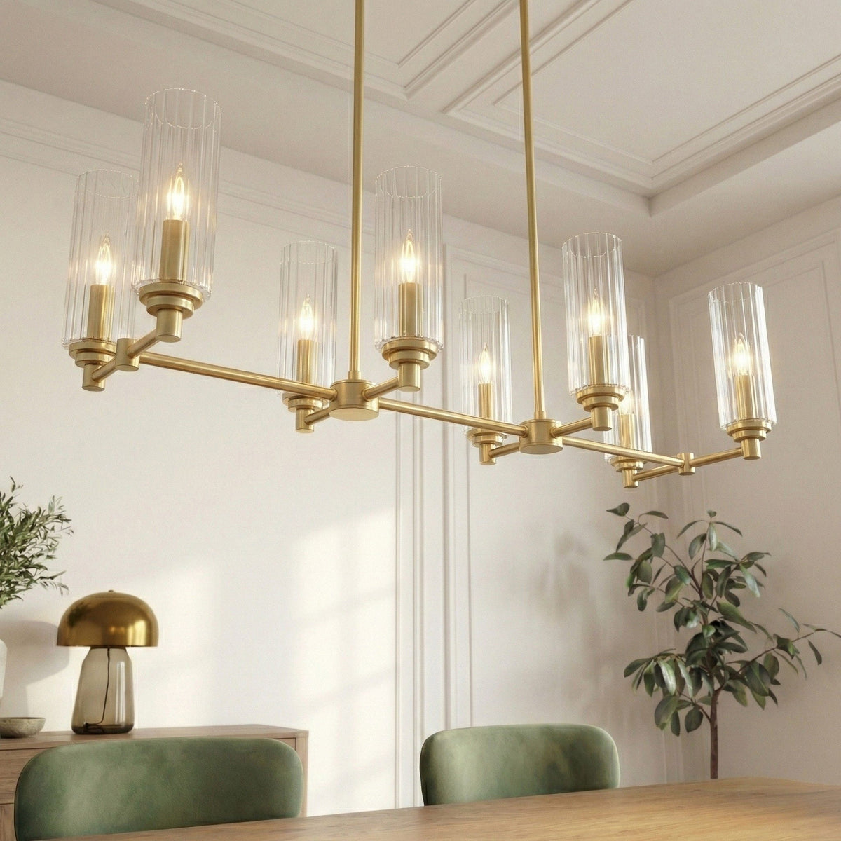 Willow 8 Lights Island Pendant Lamp