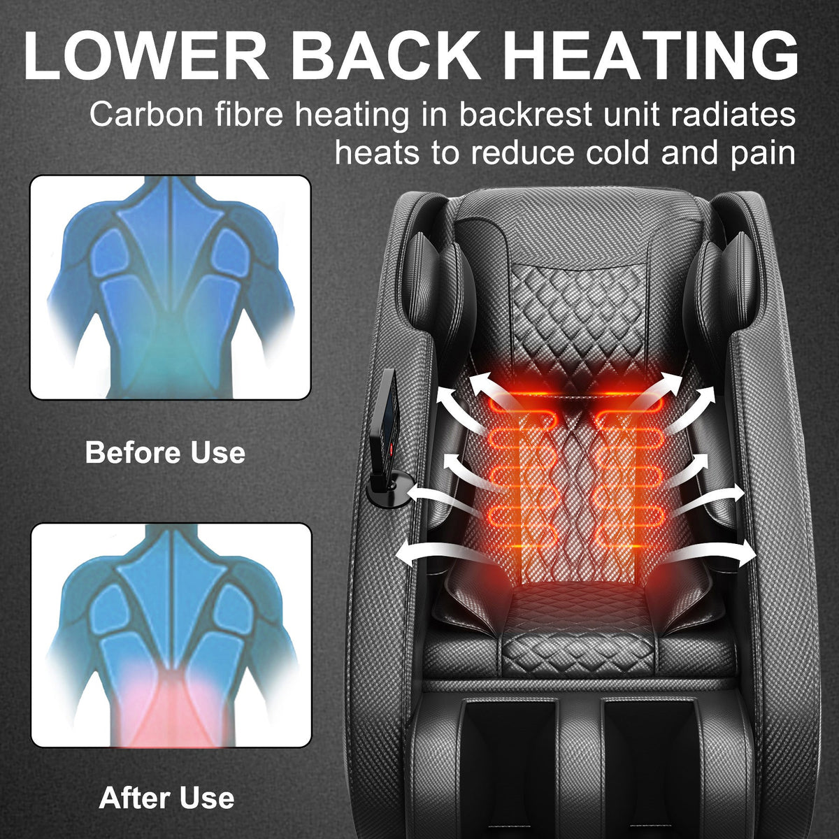 Zero-Gravity Massage Recliner | Brown or Black