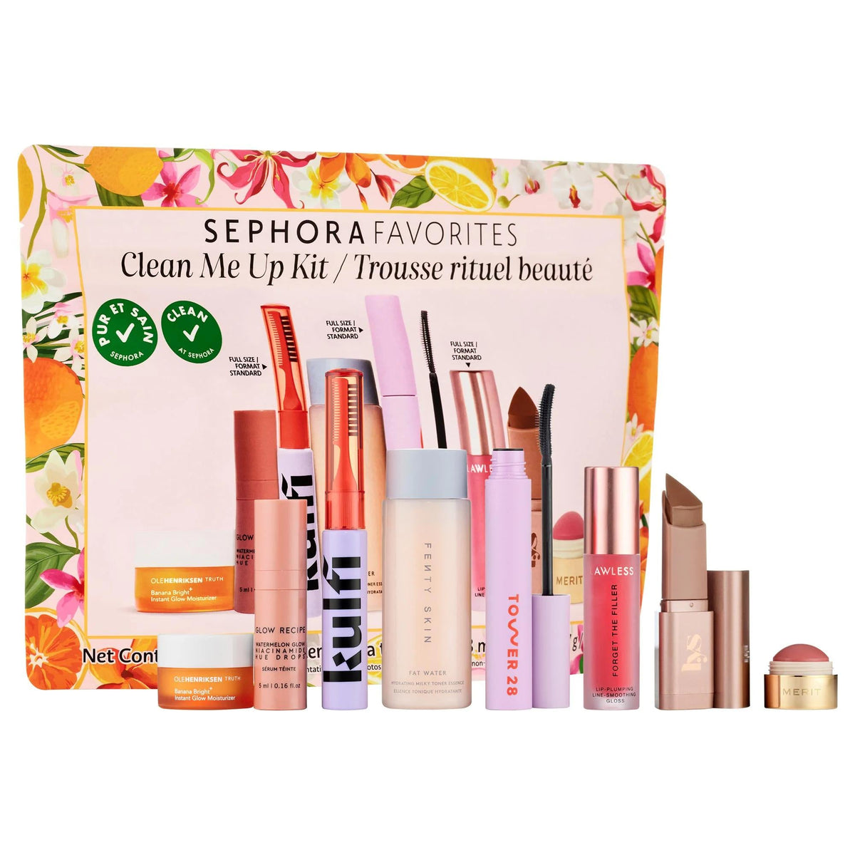 Clean Beauty Makeup & Skincare Set | 8-Piece Routine