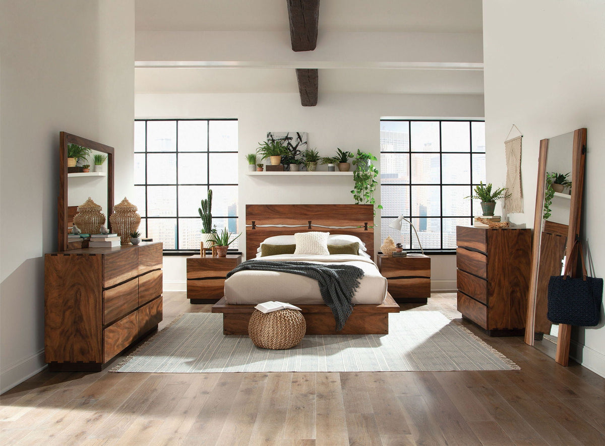 Winslow Full-Length Floor Mirror | Smokey Walnut, 31 × 76