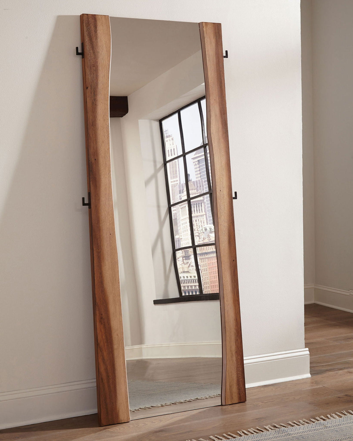 Winslow Full-Length Floor Mirror | Smokey Walnut, 31 × 76