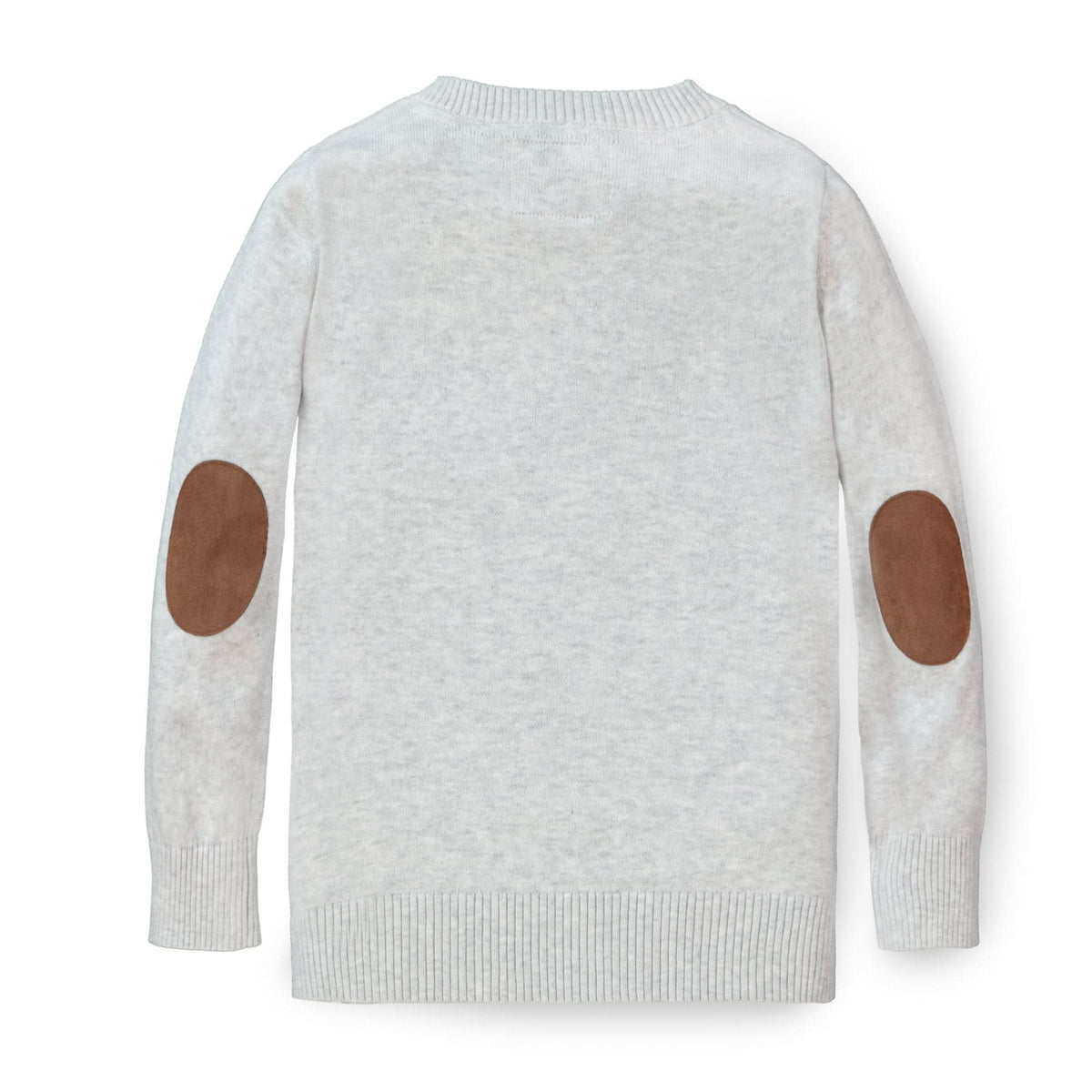 Baby Organic Cotton V-Neck Sweater – Light Gray