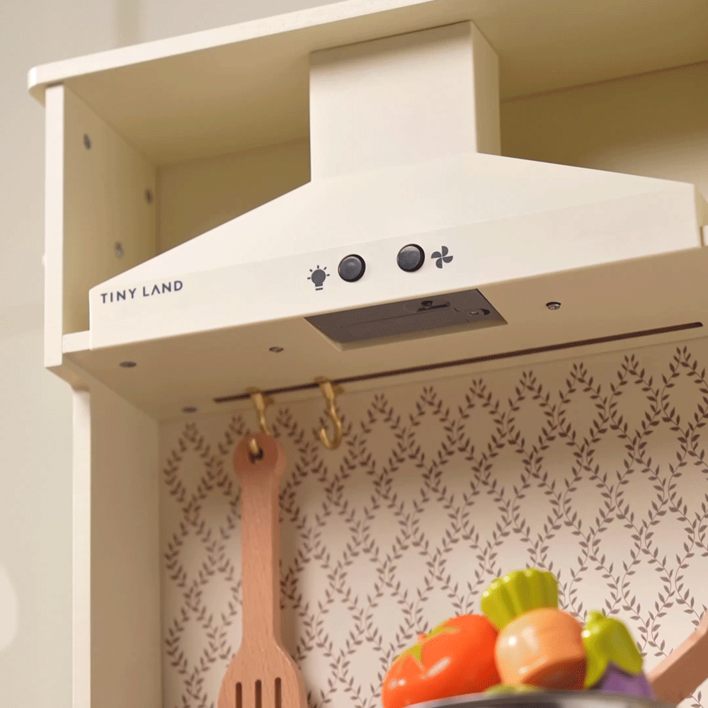 Tiny Land® PopJoy Adjustable Wooden Play Kitchen