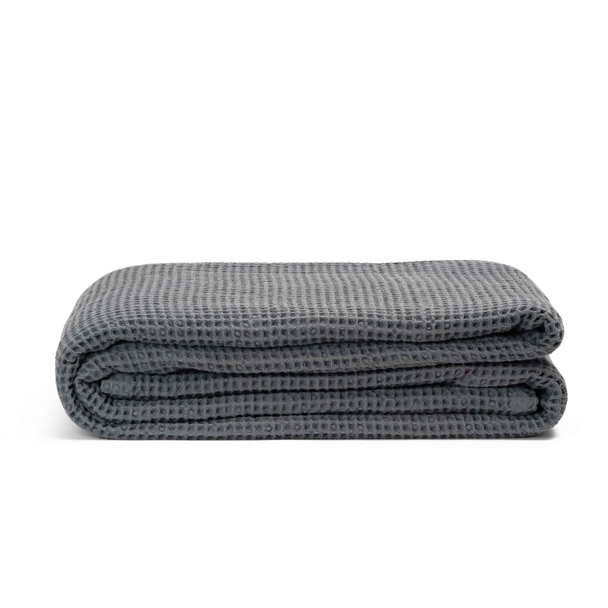 Organic Cotton Waffle Weave Throw Blanket