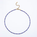 Faceted Crystal Necklace | Blue, Clear & Green Tones