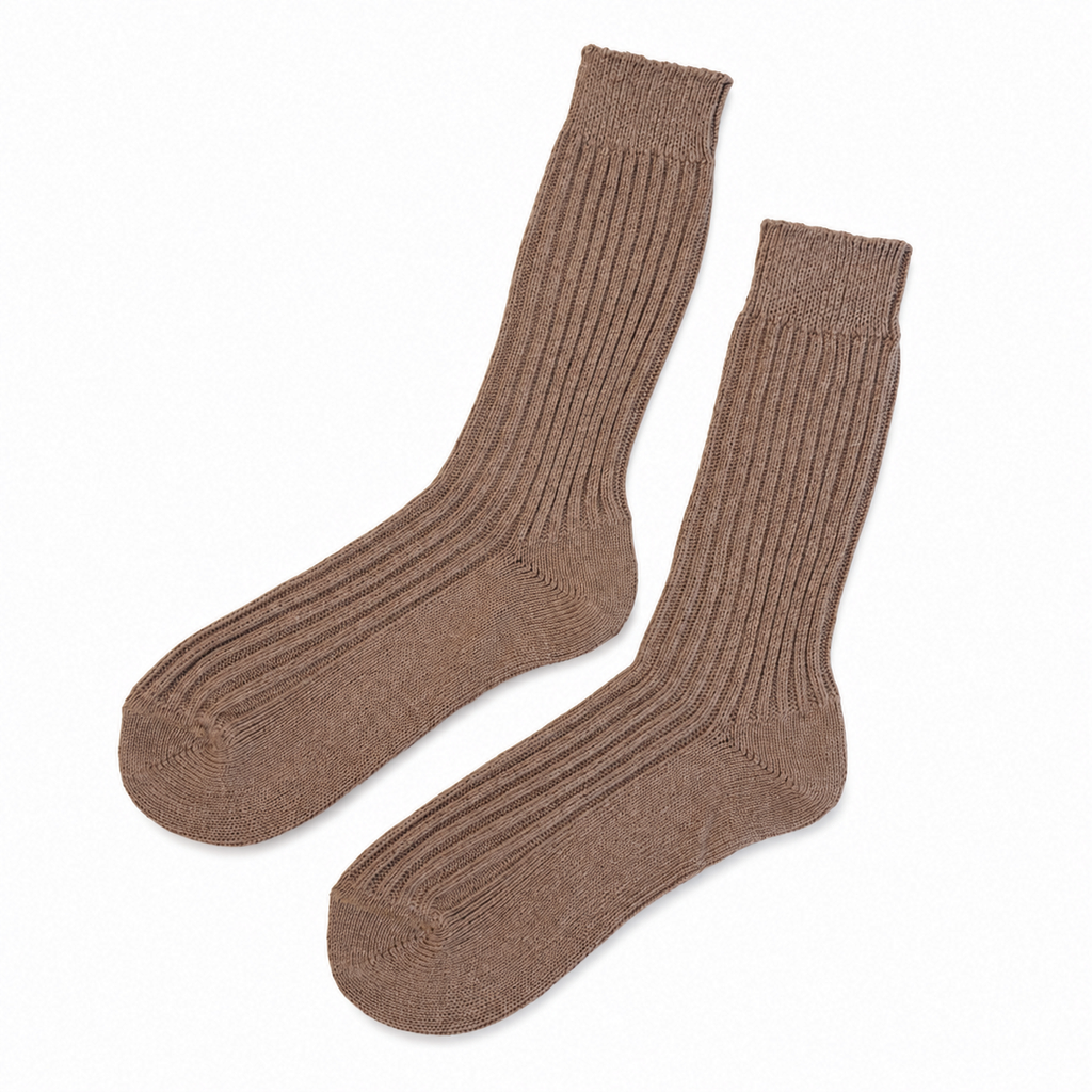 tittimitti Men's 100% Organic Cotton Boot Socks | 1 Pair | Made in Italy