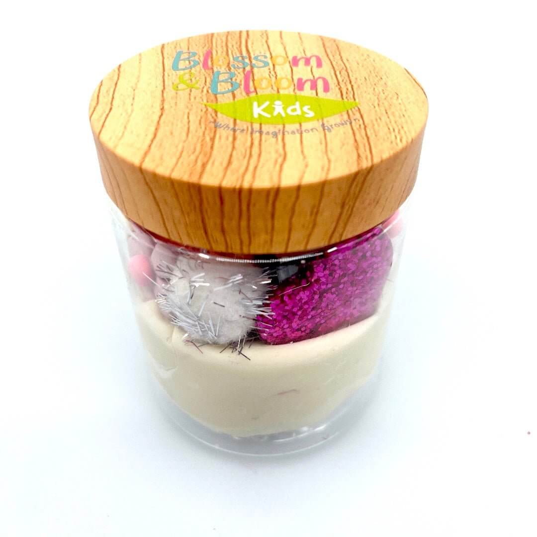 Hearts & Flowers Playdough Sensory Jar