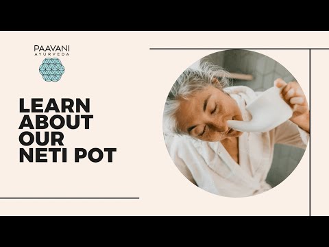Ceramic Neti Pot | Ayurvedic Nasal Cleansing Tool